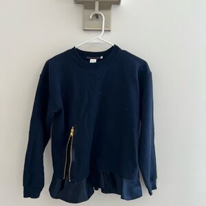Blue and Gold Crew Neck Sweatshirt
